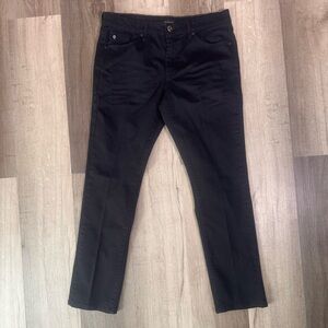 G FRIED DENIM Slim Straight Black Jeans 34X30